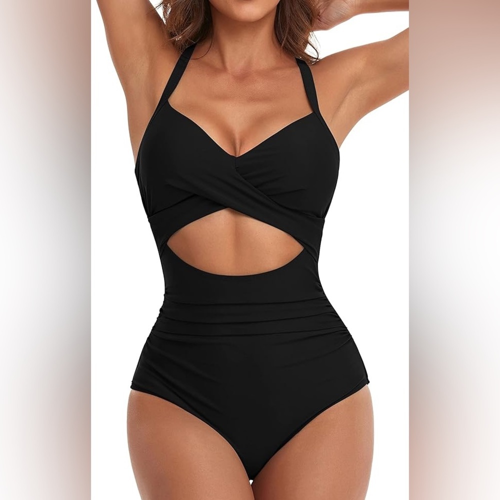 One Piece Bathing Suit for Women Vintage Womens Swimsuits Tummy Control Retro XL